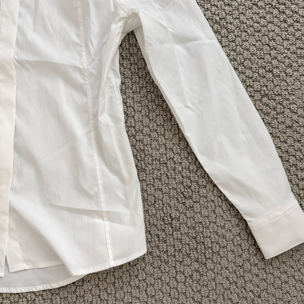 Athleta Womens NWT S Crisp White Collared Shirt - Picture 5 of 11
